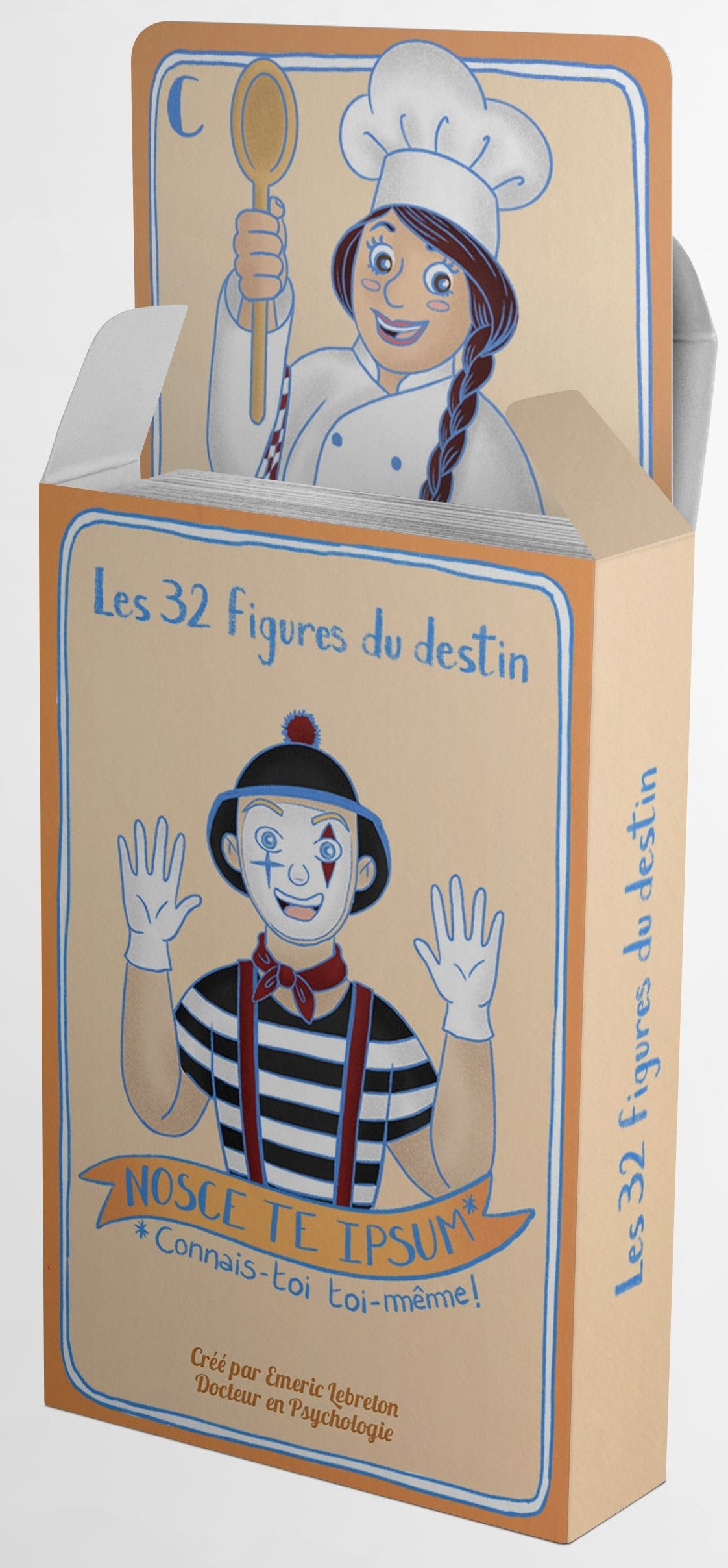 Jeu de cartes des 32 figures du destin