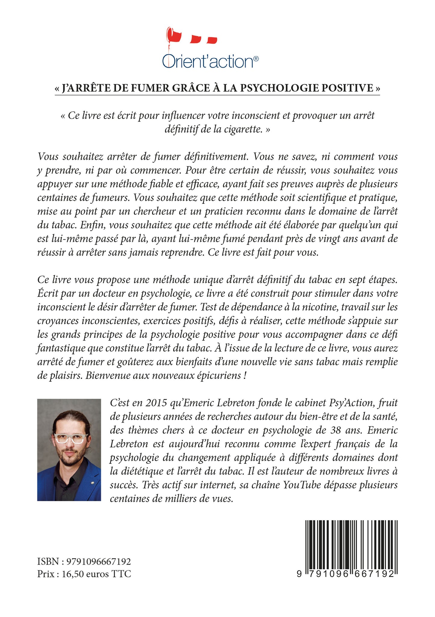 J'ARRÊTE DE FUMER GRÂCE À LA PSYCHOLOGIE POSITIVE