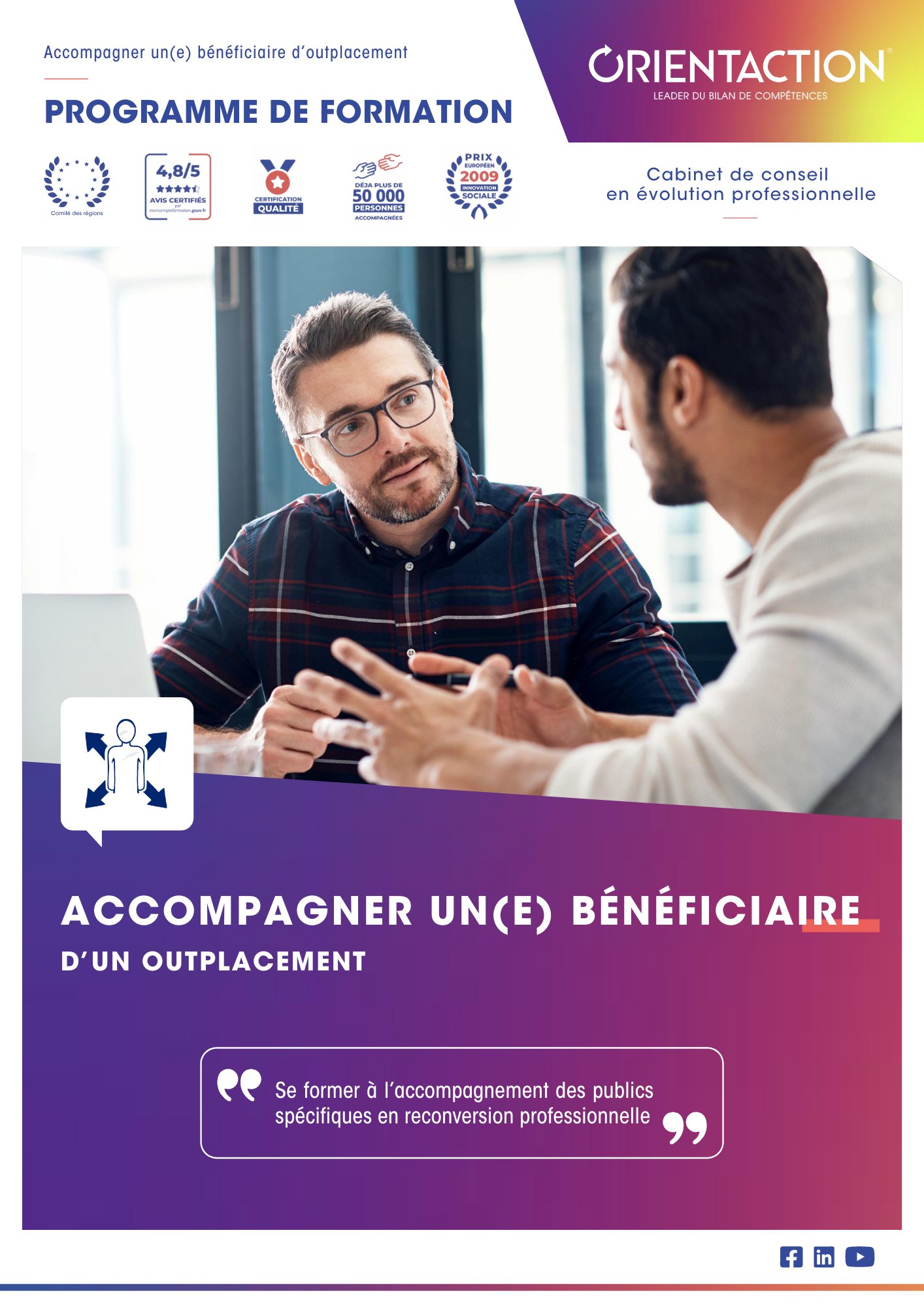 Formation expert - "Accompagner un(e) bénéficiaire d'un outplacement"
