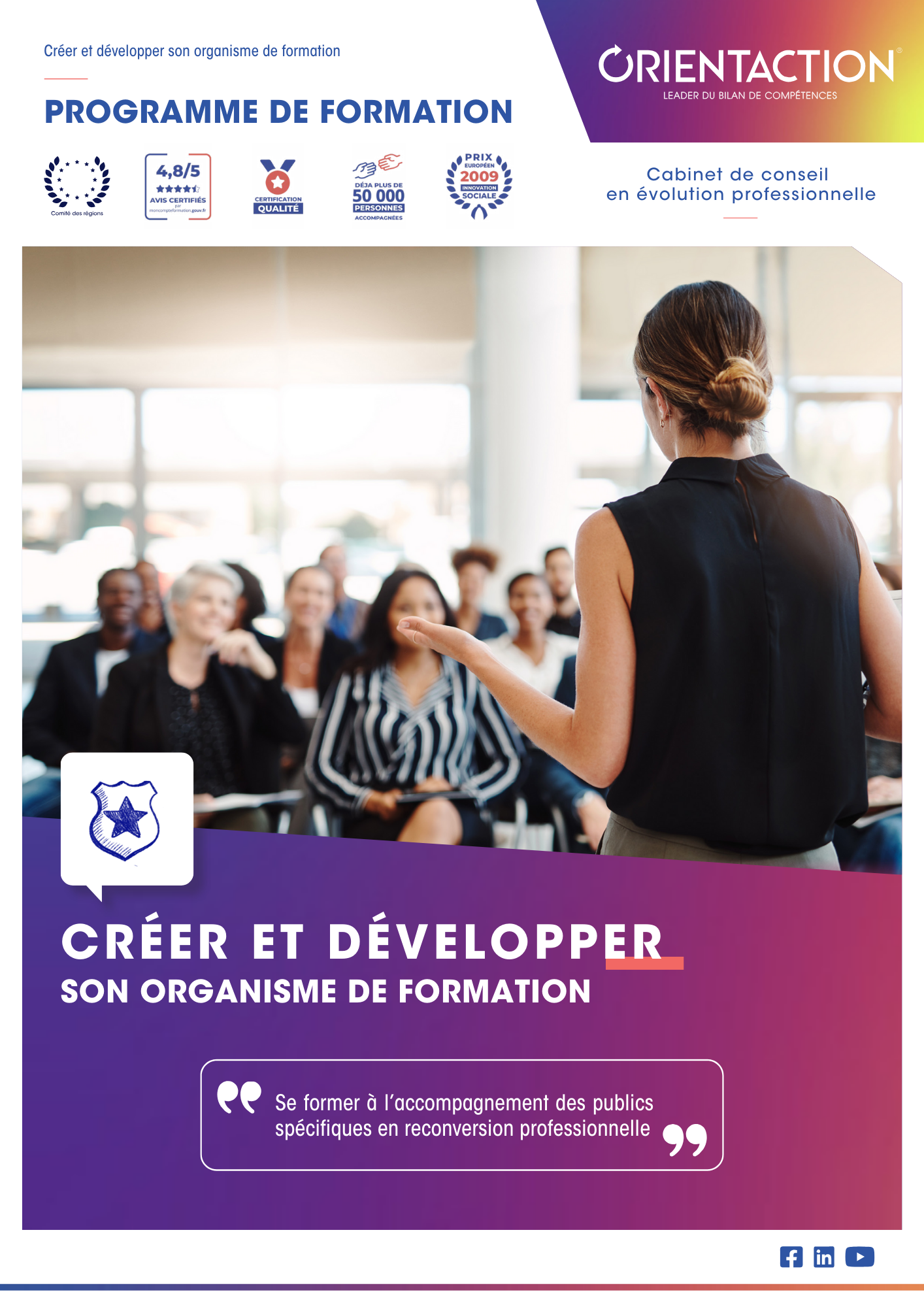Formation expert - "Créer et développer son organisme de formation"