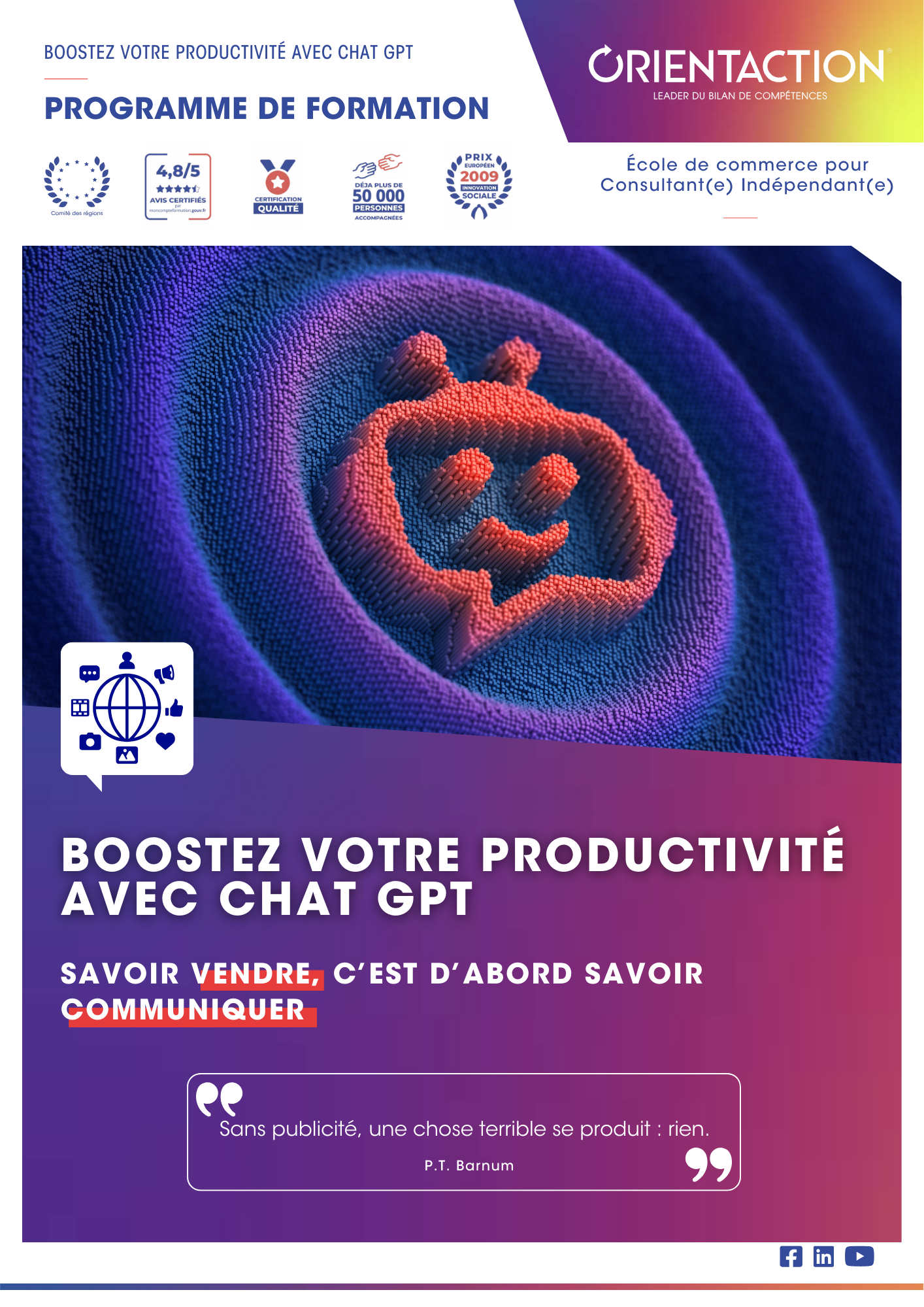 Formation expert - Boostez votre productivité avec Chat GPT