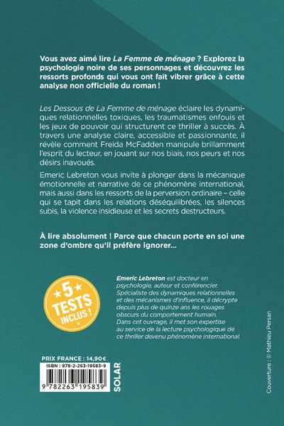LES DESSOUS DE LA FEMME DE MÉNAGE – Comprendre les mécanismes de manipulation et décrypter les relations toxiques
