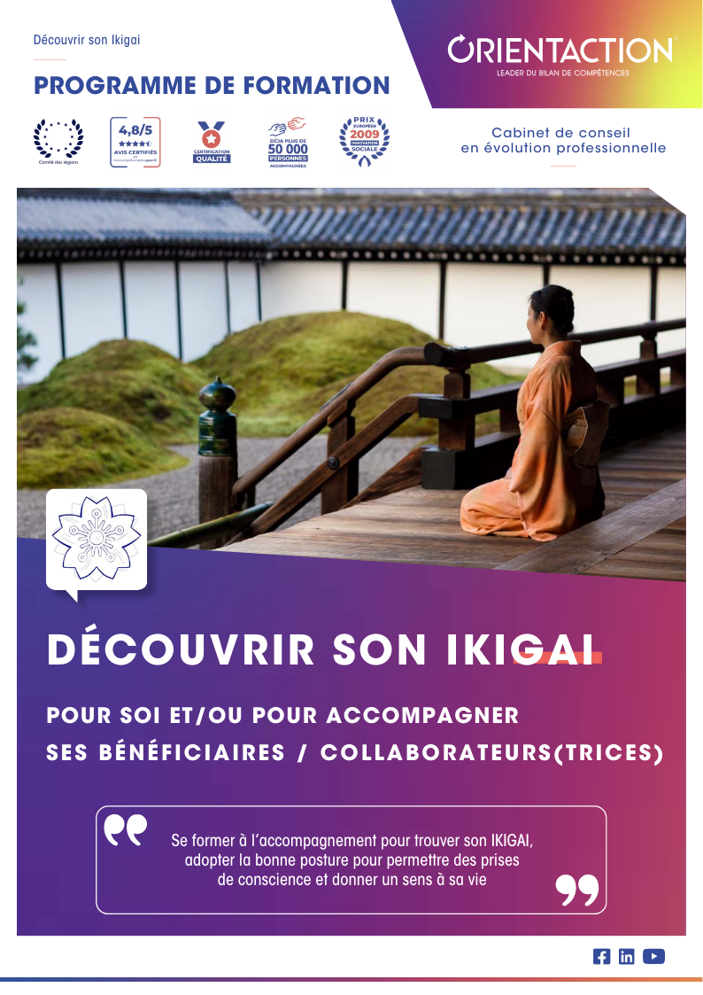 Découvrir son Ikigaï pour soi et/ou pour accompagner ses bénéficiaires/collaborateurs(trices) avec OPTION