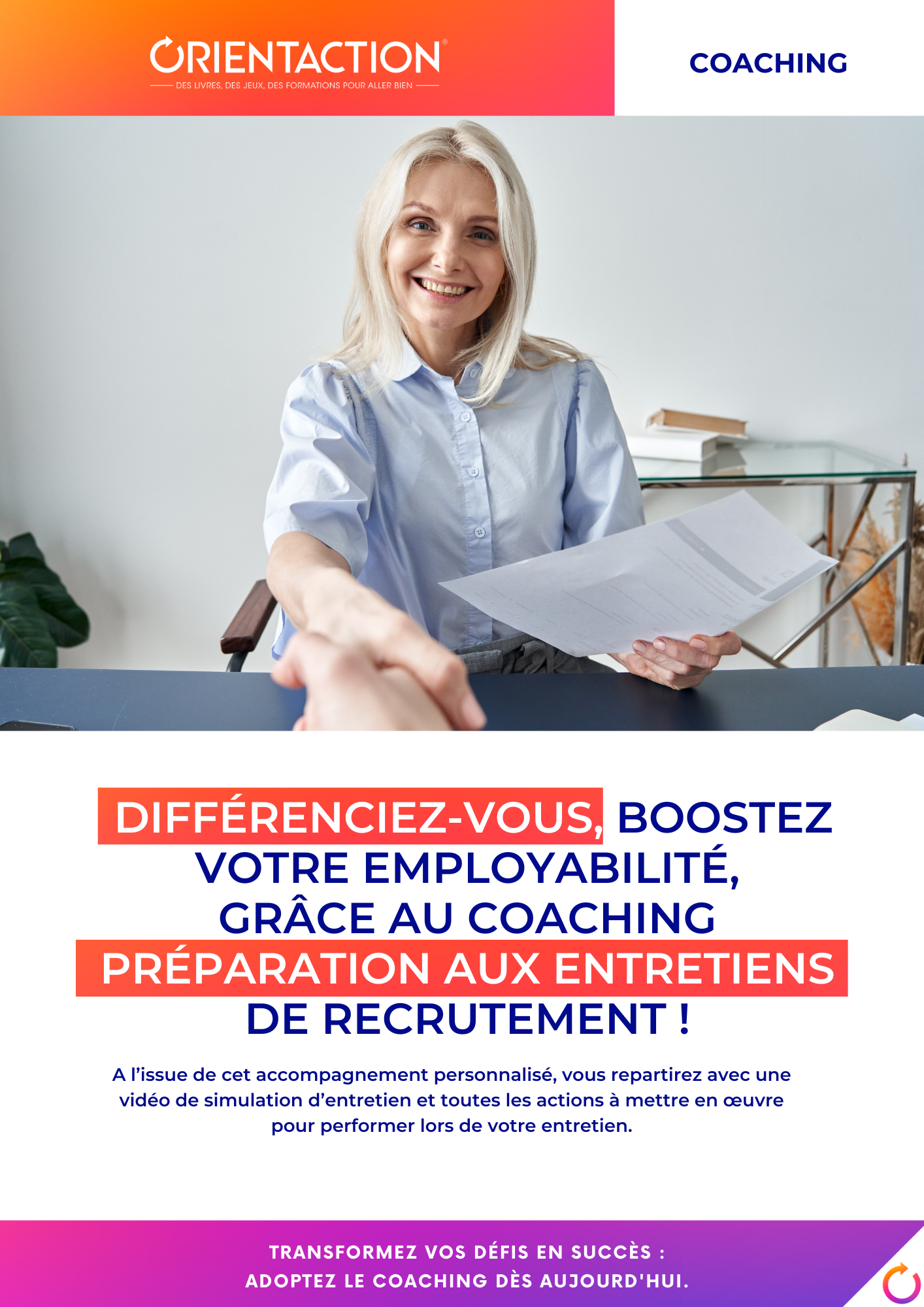 Coaching - préparation de vos entretiens de recrutement - 3h