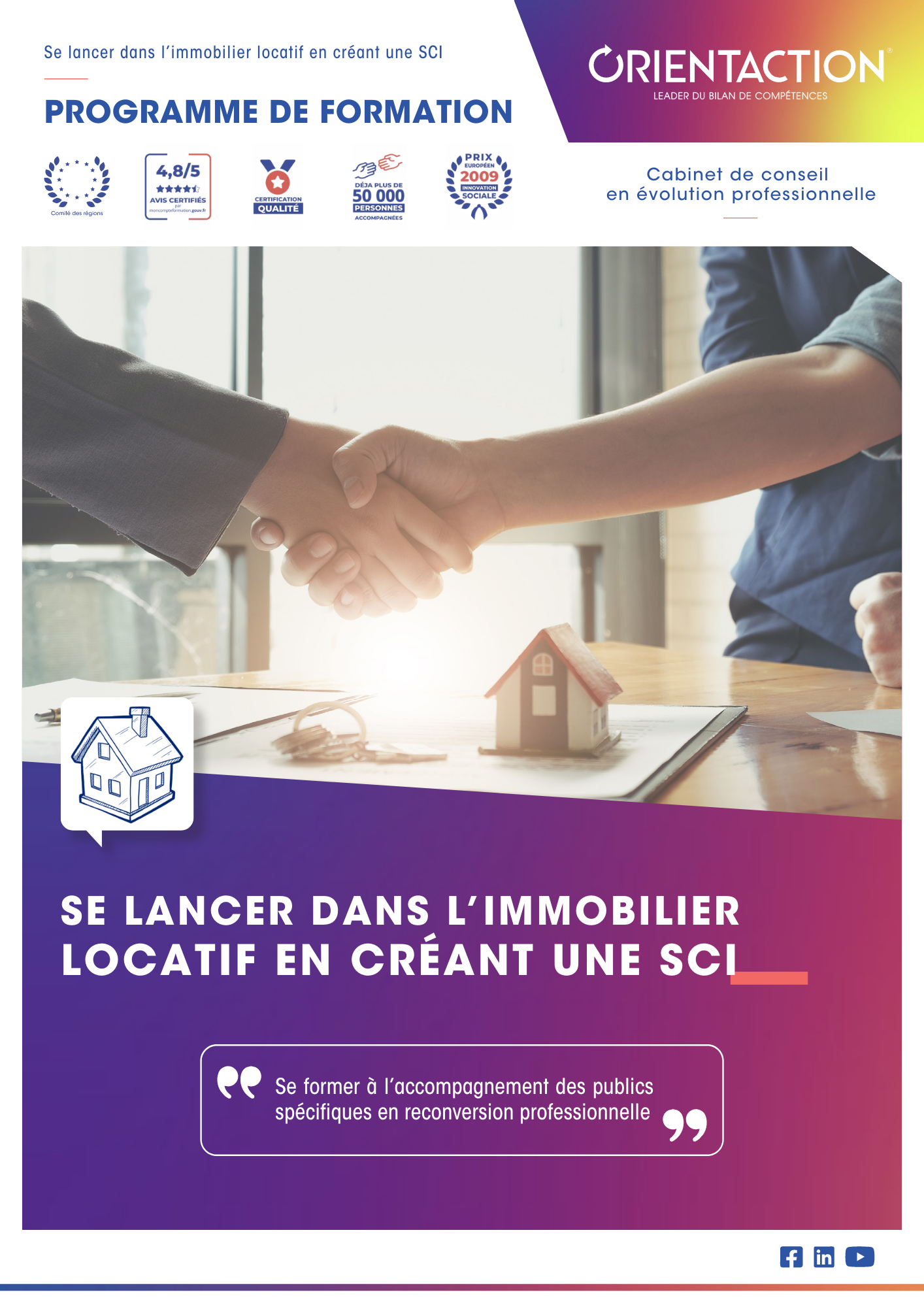 Formation expert : "Se lancer dans l'immobilier locatif en créant une SCI"
