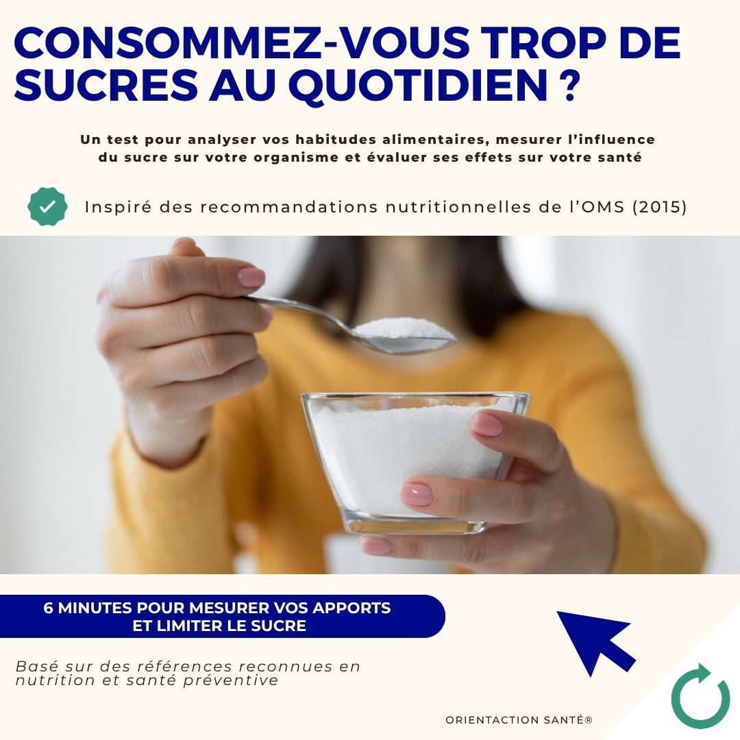 Test - Consommez-vous trop de sucres au quotidien ?