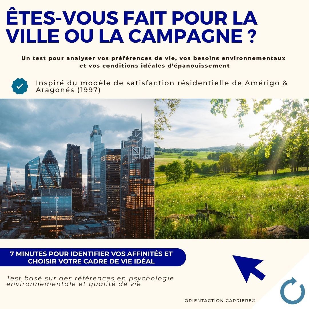 Test - Êtes-vous fait pour la ville ou la campagne ?