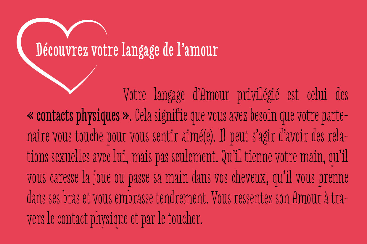 Jeu de cartes des 5 langages de l'amour