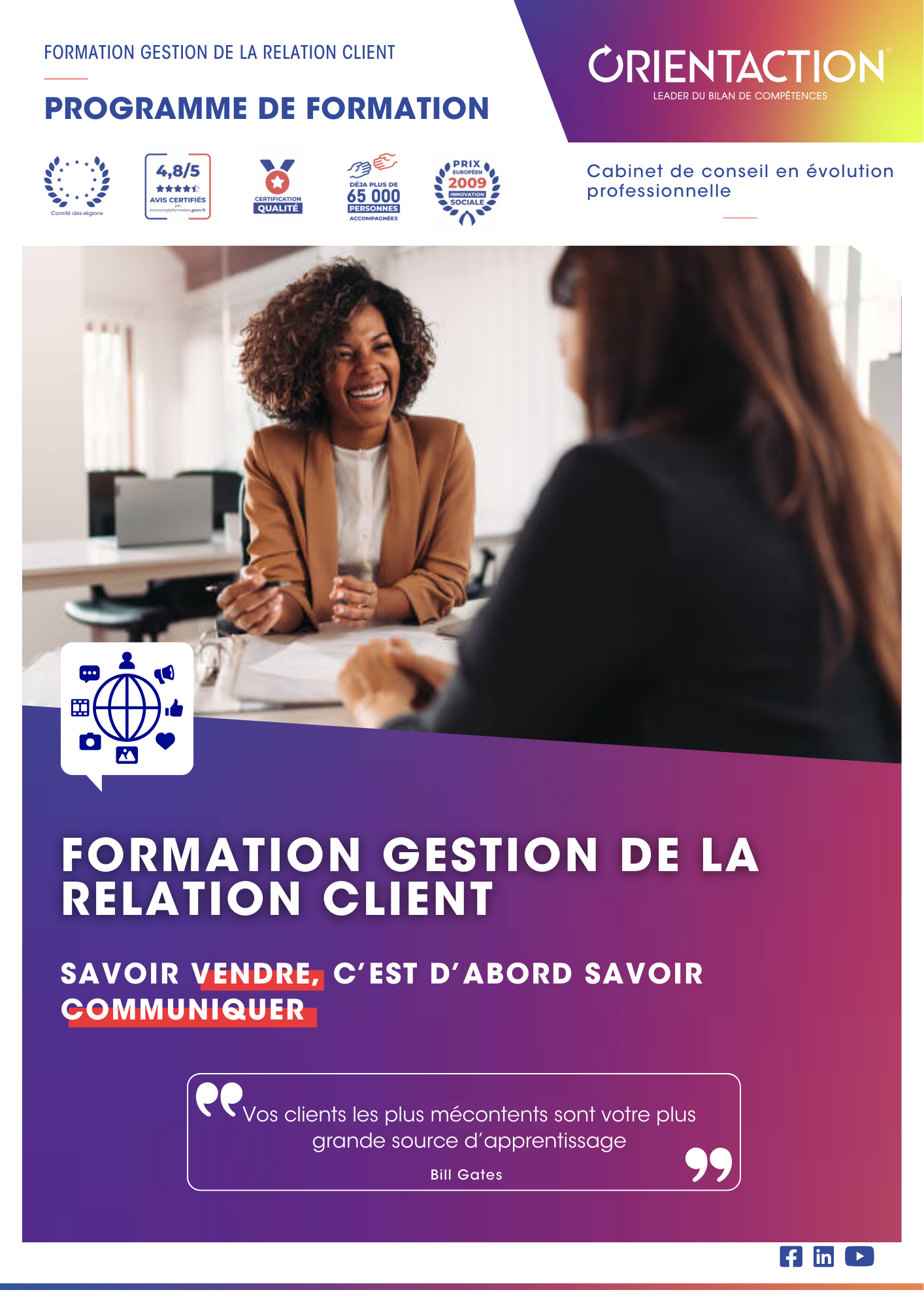 Formation expert - "Gestion de la relation client"