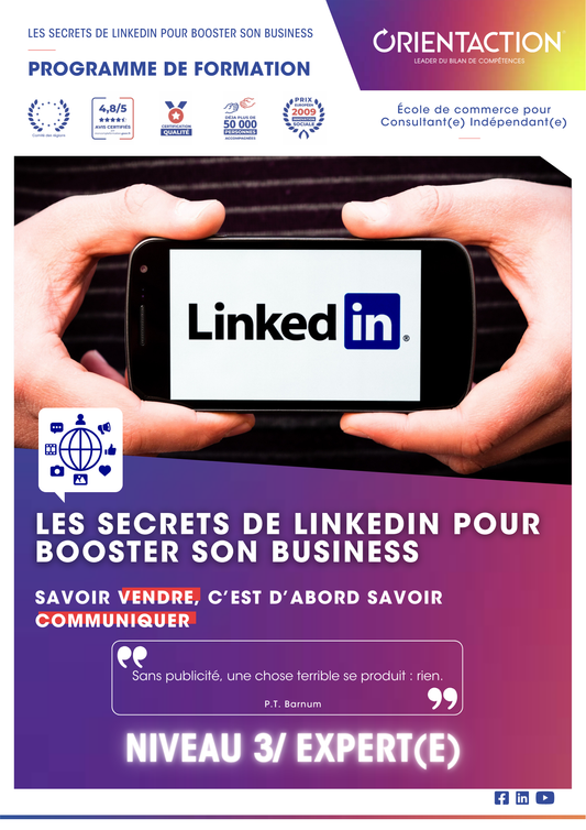 Formation expert - Les secrets de LinkedIn pour booster son business - expert(e)