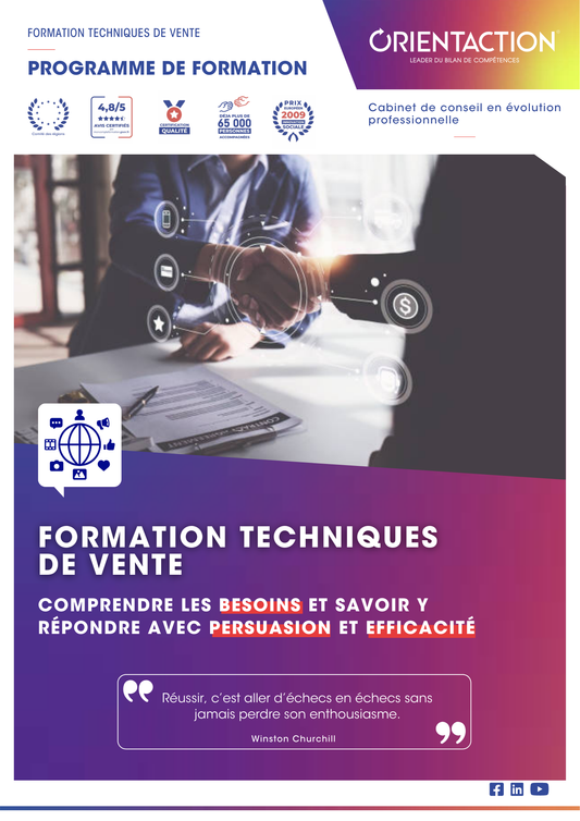 Formation expert - "Techniques de vente"