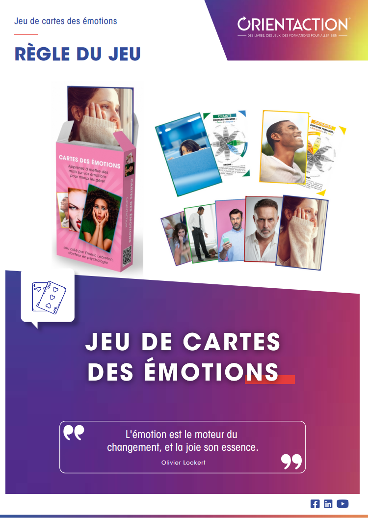 Jeu de cartes des émotions
