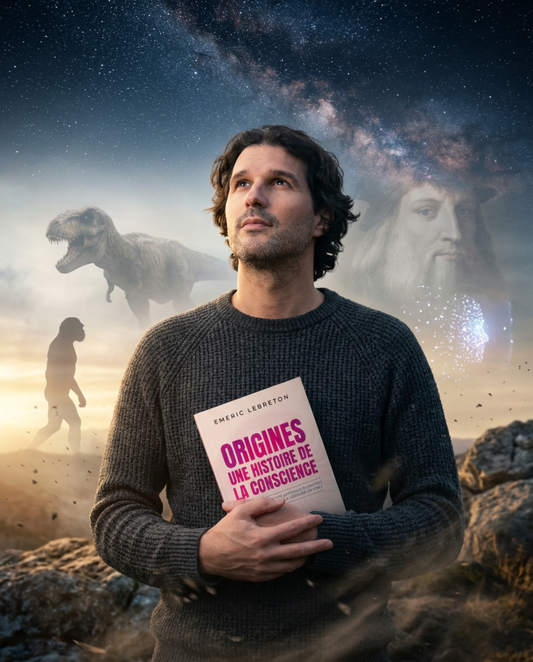 ORIGINES - UNE HISTOIRE DE LA CONSCIENCE - De Lucy à l'intelligence artificielle, en passant par le Tyrannosaure rex et Léonard de Vinci