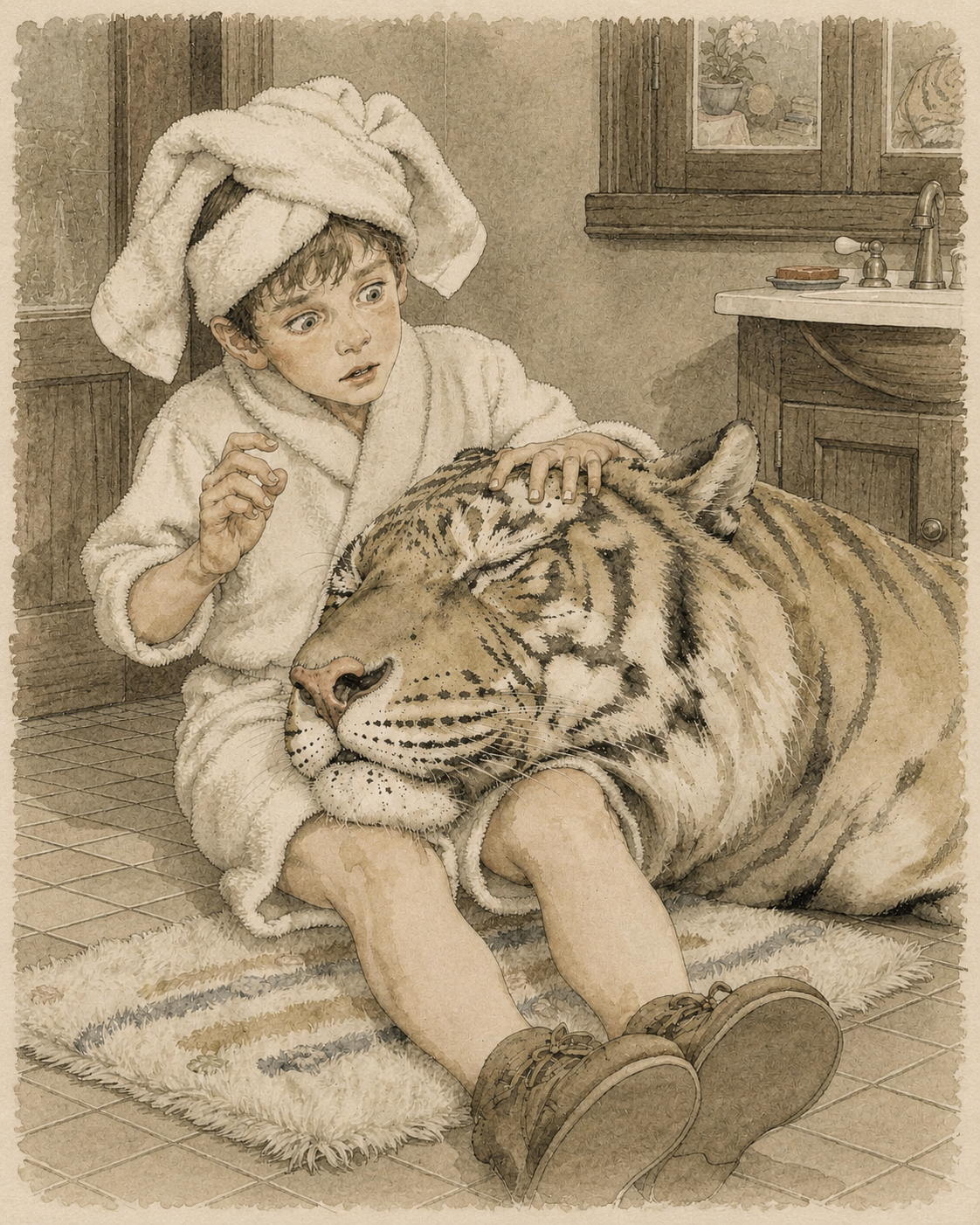 L'ENFANT ET LE TIGRE - Conte philosophique et thérapeutique