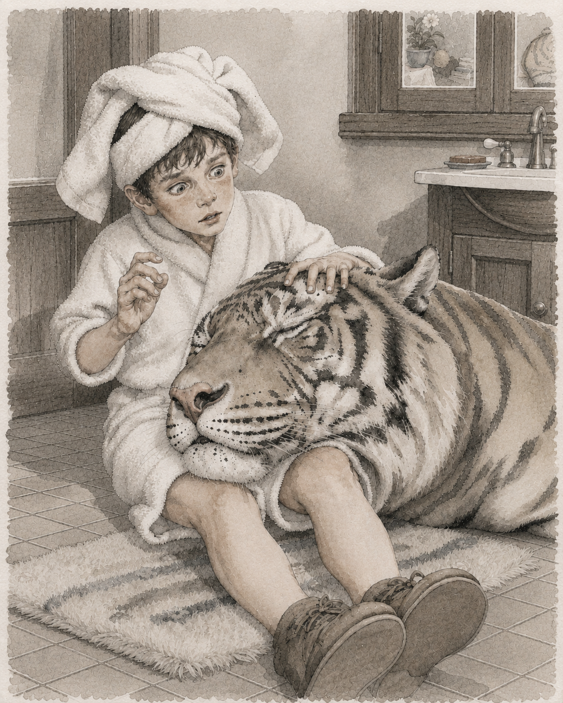 L'ENFANT ET LE TIGRE - Conte philosophique et thérapeutique