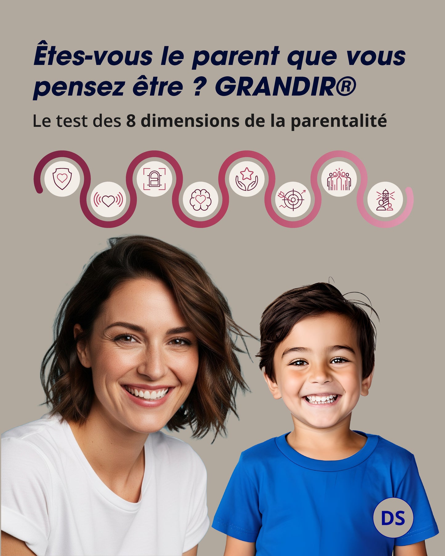 TEST GRANDIR® – Évaluez votre parentalité sur 8 dimensions essentielles