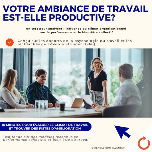 Test - Votre ambiance de travail est-elle productive ?
