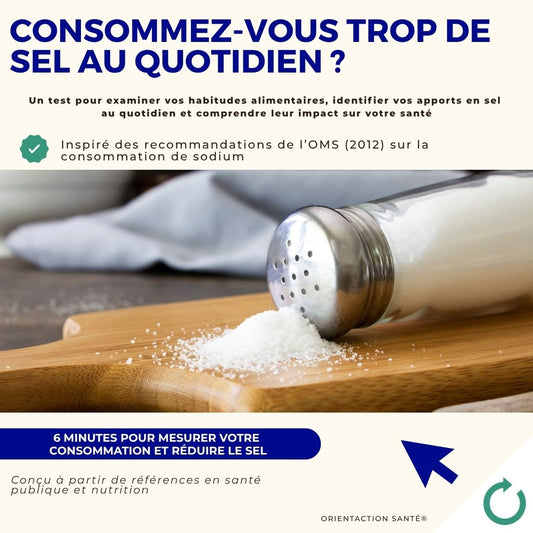 Test - Consommez-vous trop de sel au quotidien ?