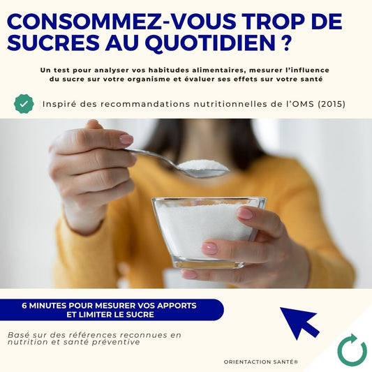 Test - Consommez-vous trop de sucres au quotidien ?