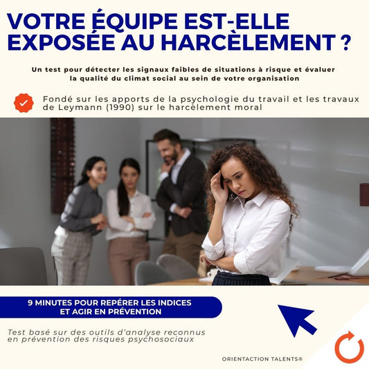 Test - Votre équipe est-elle exposée au harcèlement ?