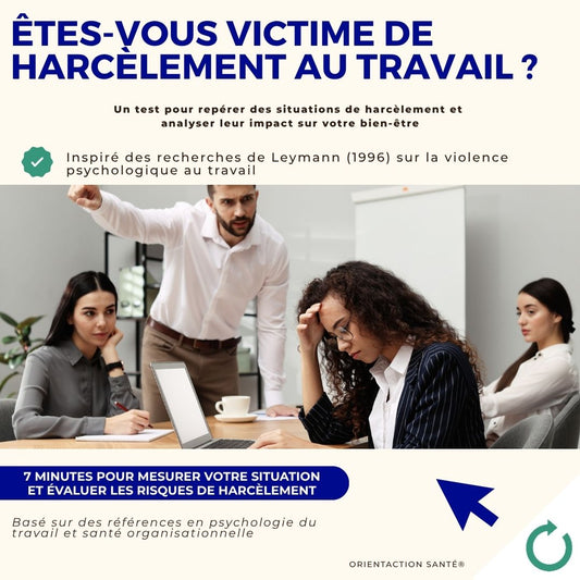 Test - Êtes-vous victime de harcèlement au travail ?