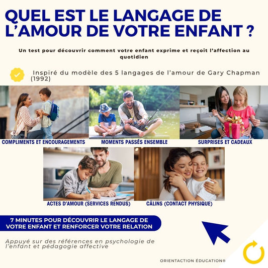 Test - Quel est le langage de l’amour de votre enfant ?