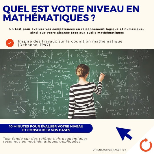 Test - Quel est votre niveau en mathématiques ?