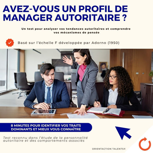 Test - Avez-vous un profil de manager autoritaire ?