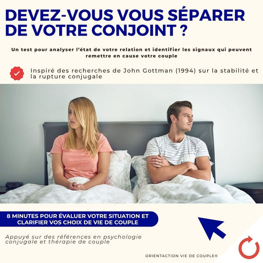 Test - Devez-vous vous séparer de votre conjoint ?