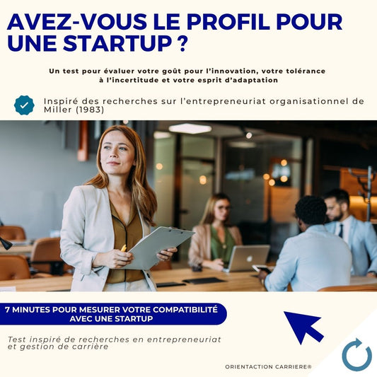 Test - Avez-vous le profil pour une startup ?