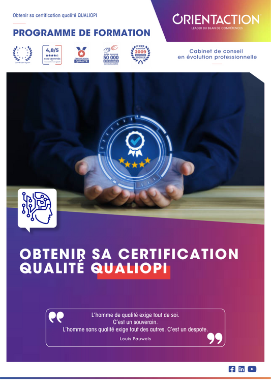 Formation expert - "Obtenir sa certification qualité QUALIOPI"